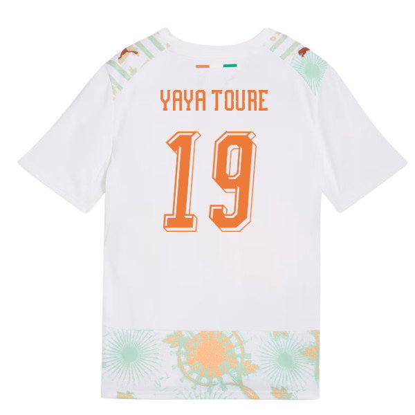 2026-2027 Ivory Coast Away Shirt (Kids) (Yaya Toure 19)-SoccerKits Hub | Buy Soccer Jerseys Online